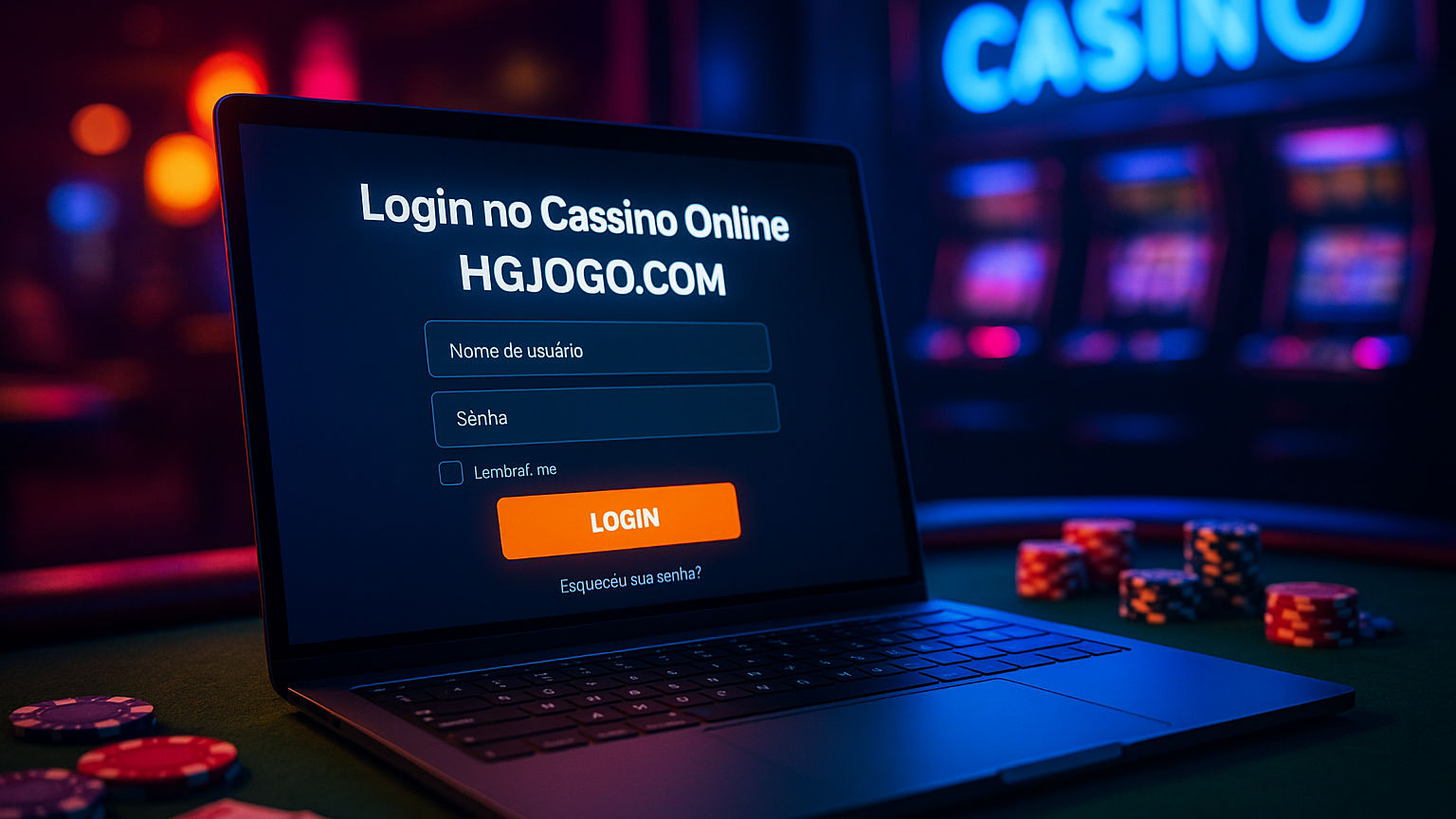Login no Cassino HGJOGO.COM